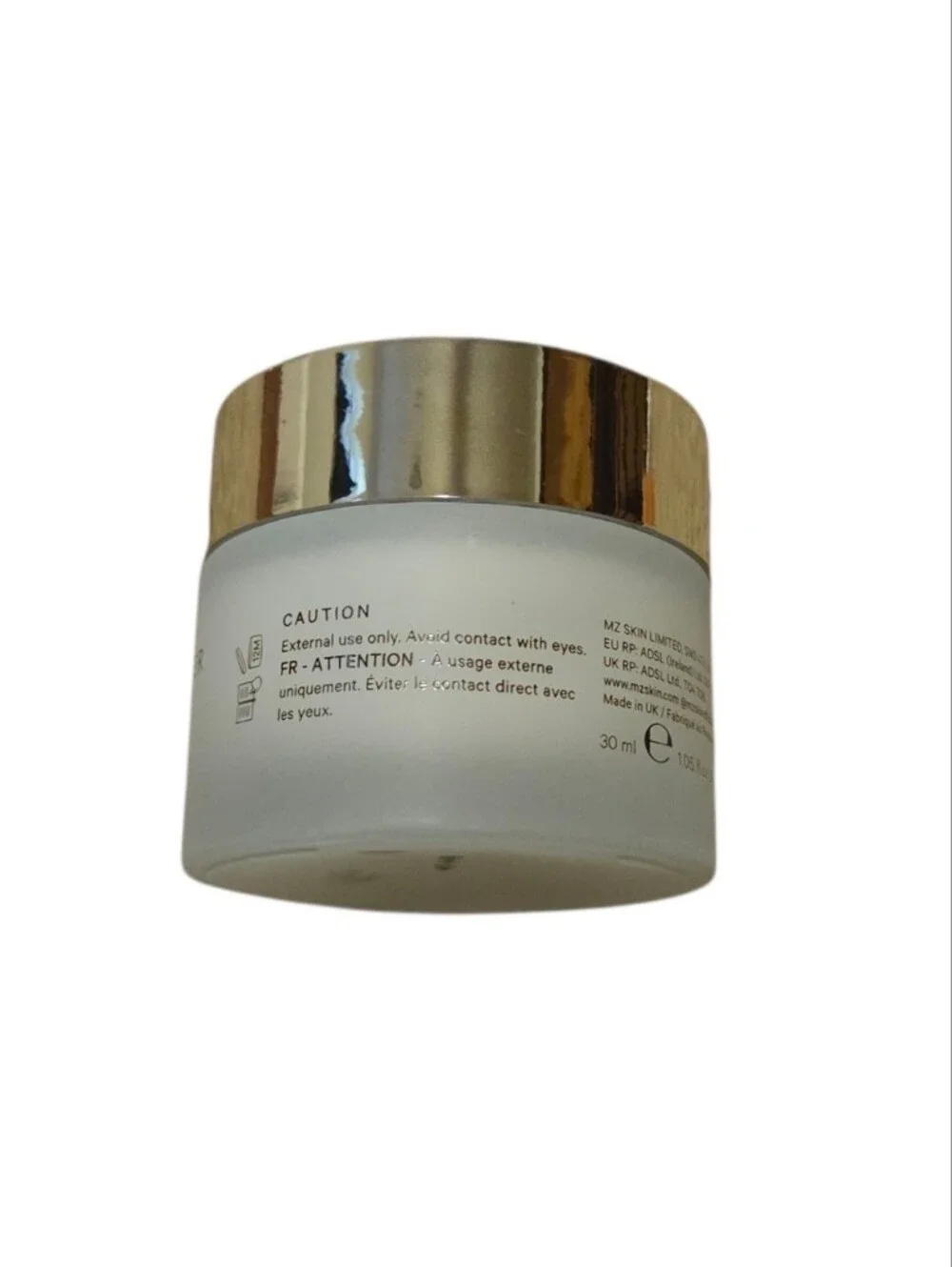 MZ Skin Calming Moisturizer Face Cream - 30 ml / 1.01 fl oz
